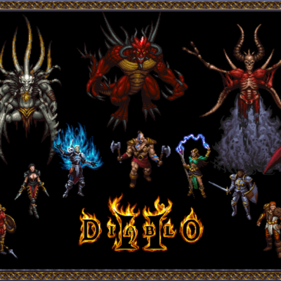 Diablo 2 Андариэль Дуриэля Мефисто Диабло и Баал